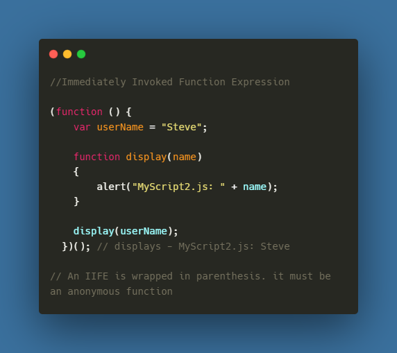 Different types of JavaScript Functions