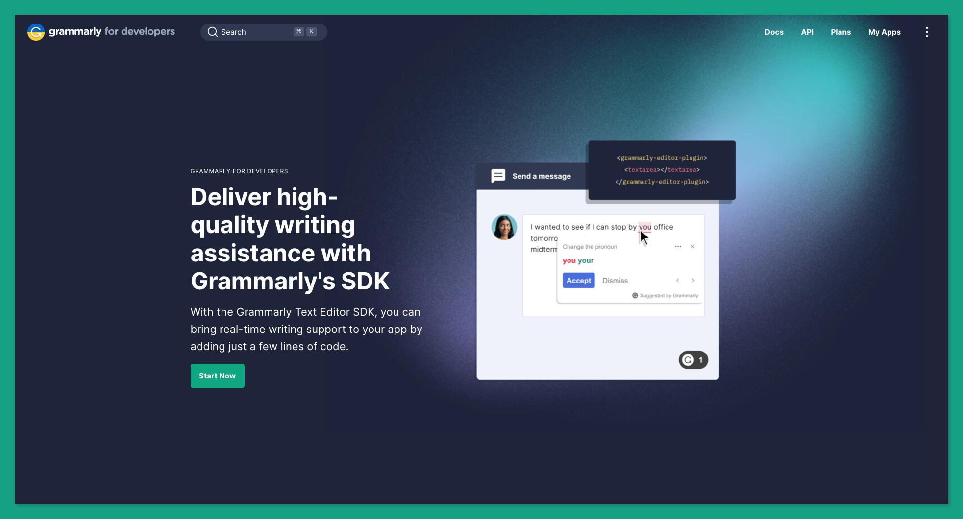 Deliver high-quality writing assistance with Grammarly's SDK