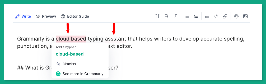 Grammarly Check your grammar, spelling, and punctuation