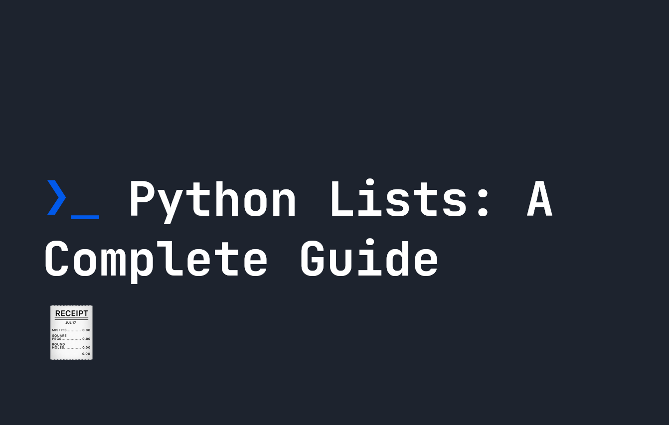 Python Lists: A Complete Guide
