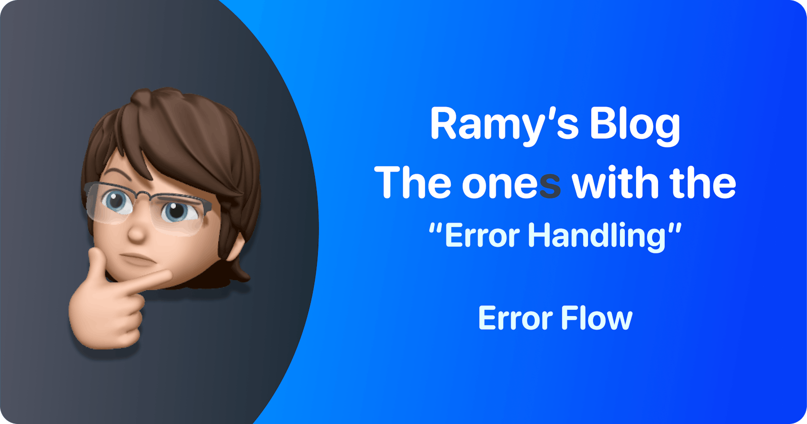 Error Handling: Error Flow