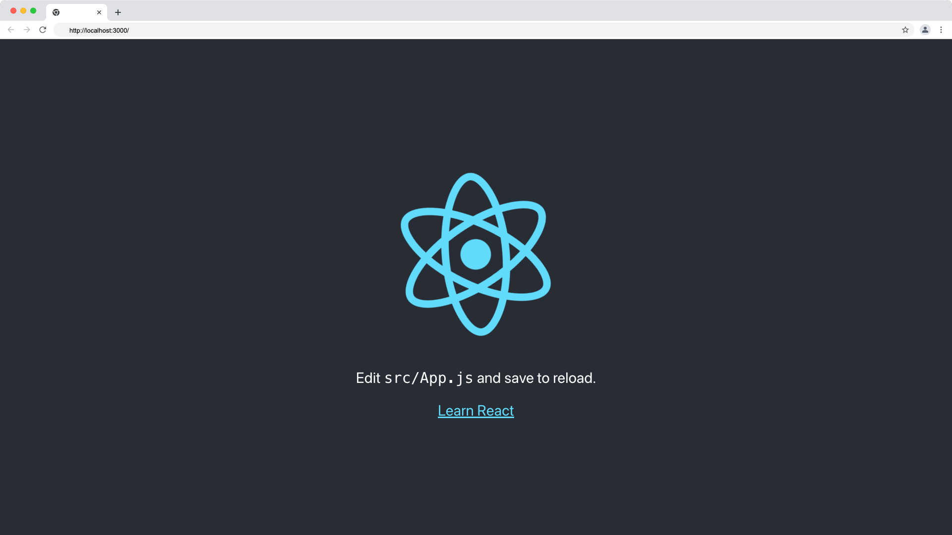 starting a react server