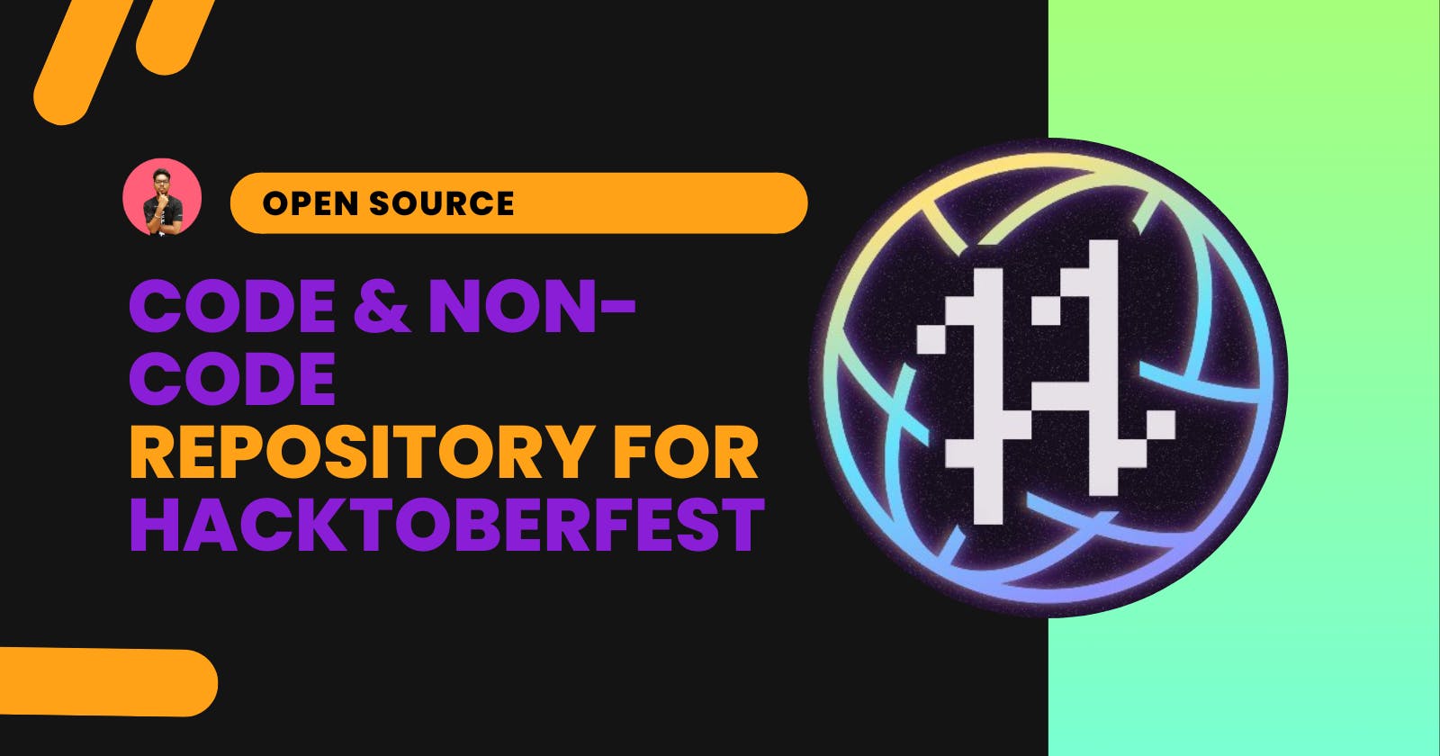 Code and Non-Code Contribution Repositories for Hacktoberfest