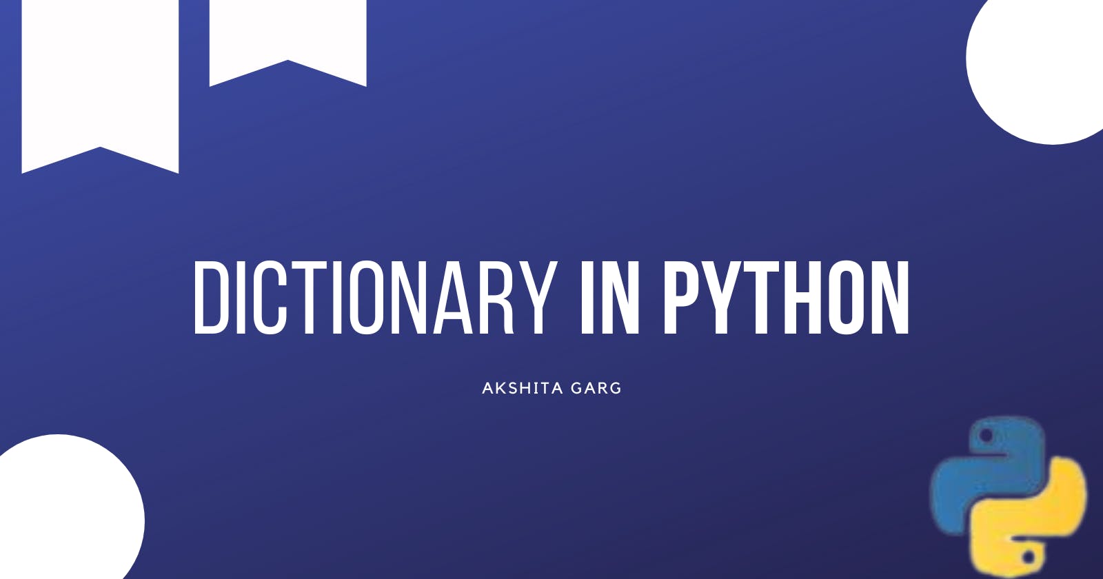 Dictionary In Python