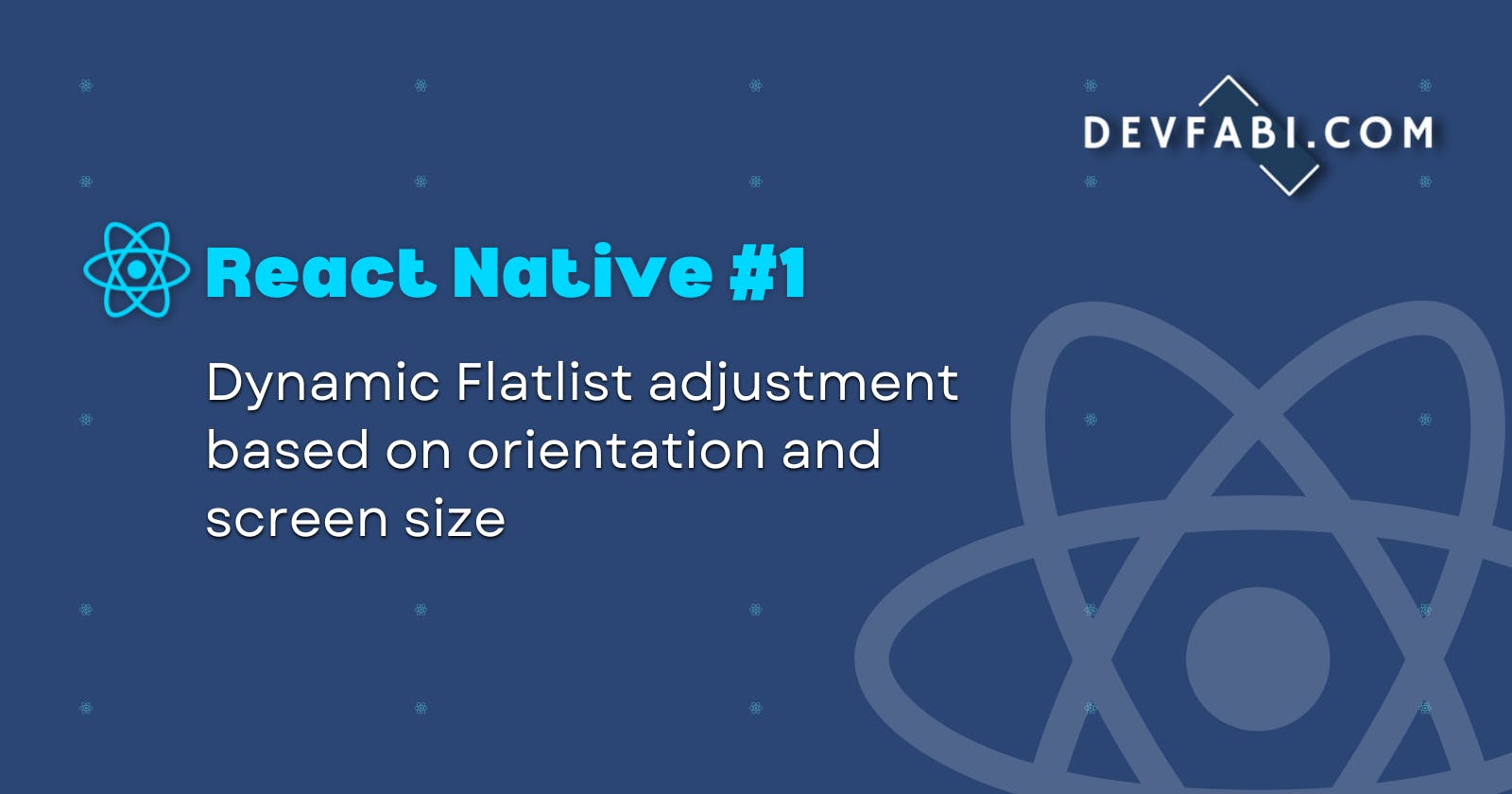 React Native - Dynamic Flatlist