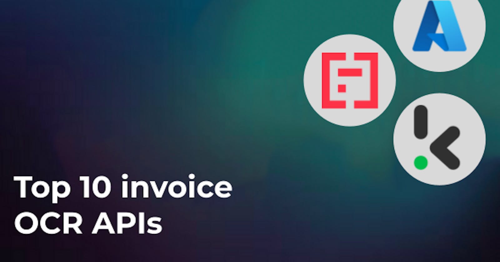 Top 10 OCR Invoice Parser API