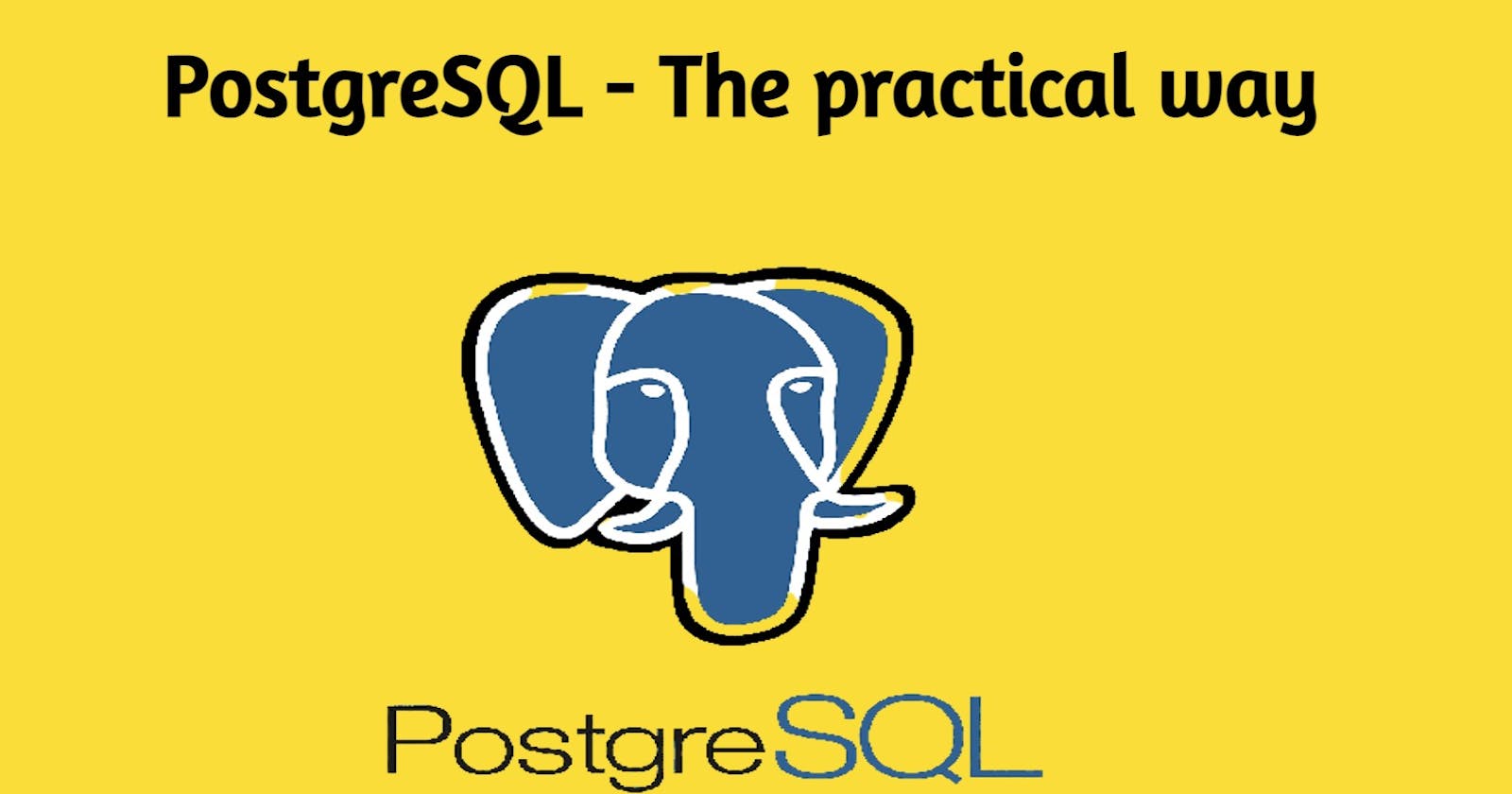 Creating database and tables | PostgreSQL