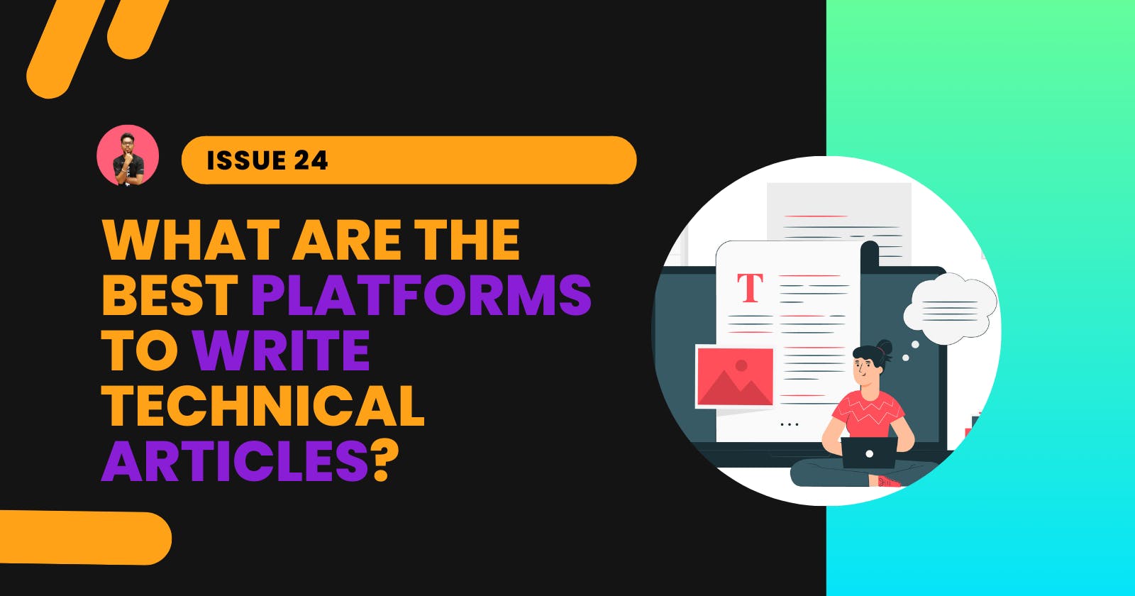 What are the best platforms to write technical articles?