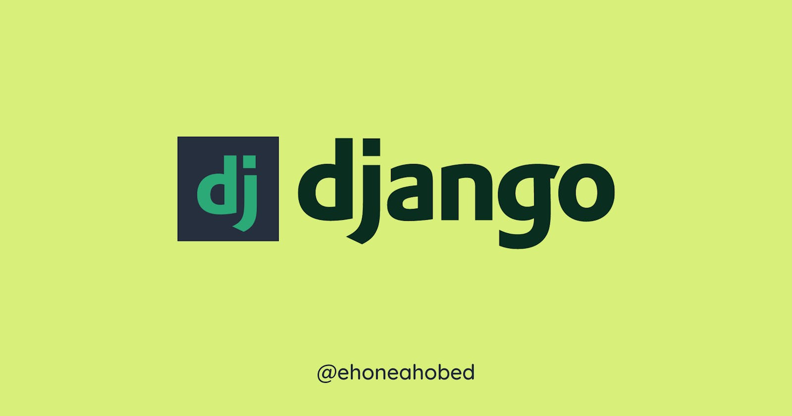 How to create a basic Django Project - Set up
