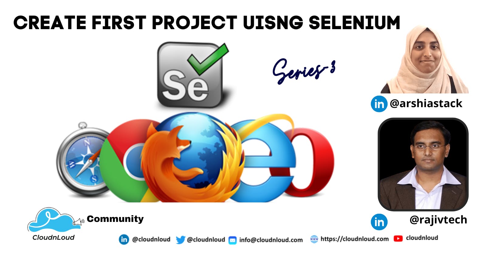 How to create first project in java for Selenium Automation Testing
