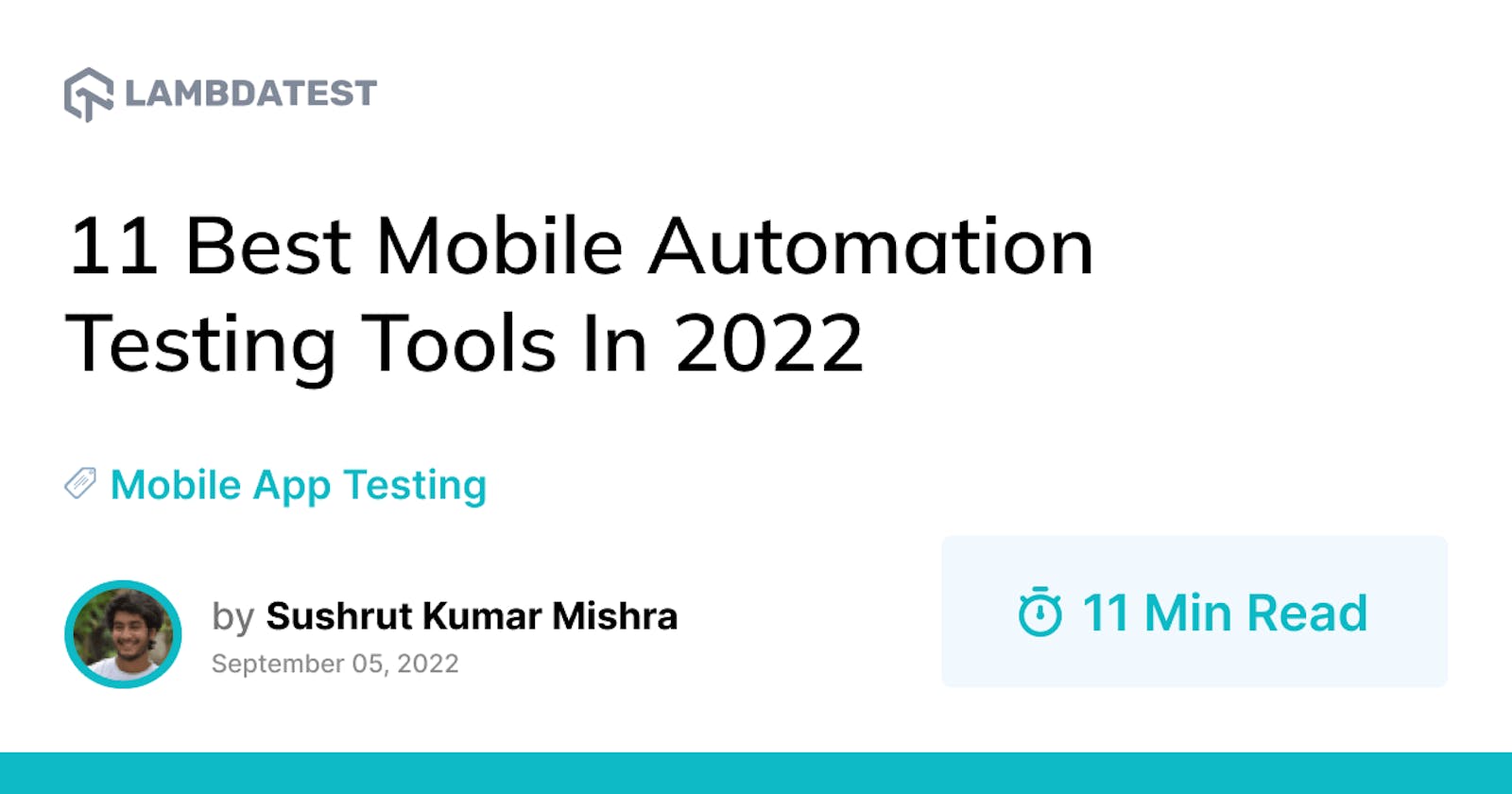 11 Best Mobile Automation Testing Tools In 2022