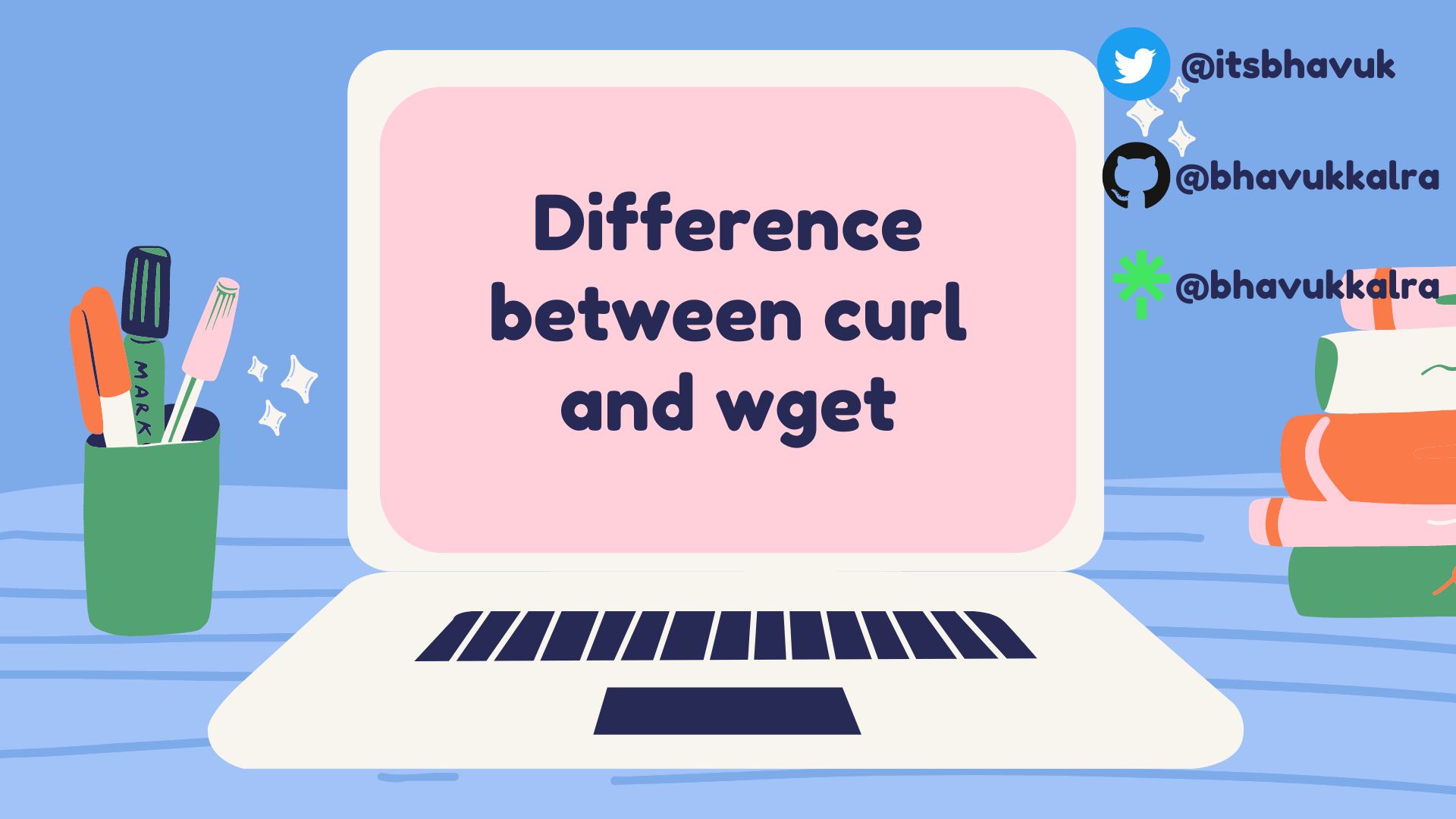 Difference between curl and wget