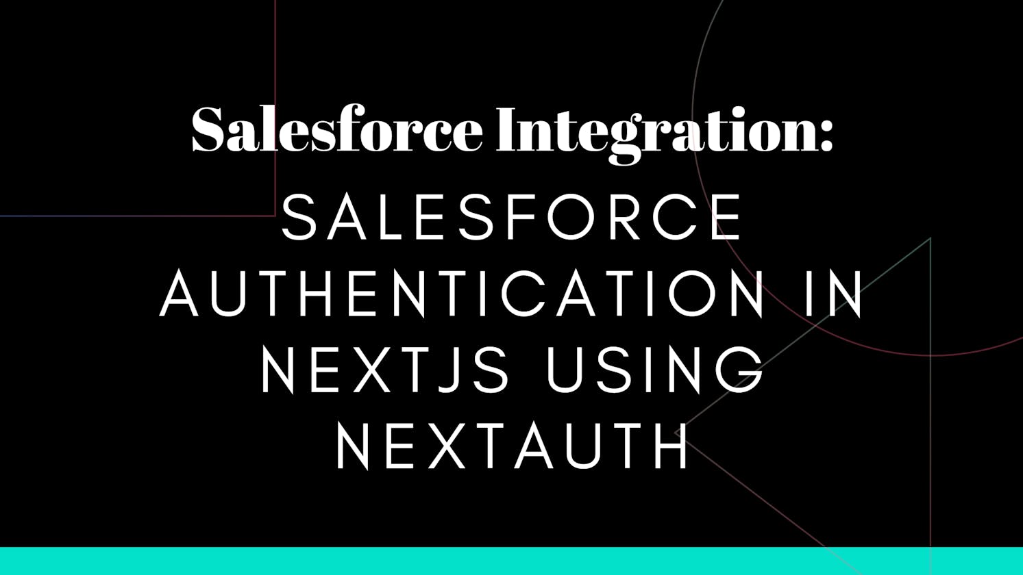 Salesforce Authentication in NextJS using NextAuth