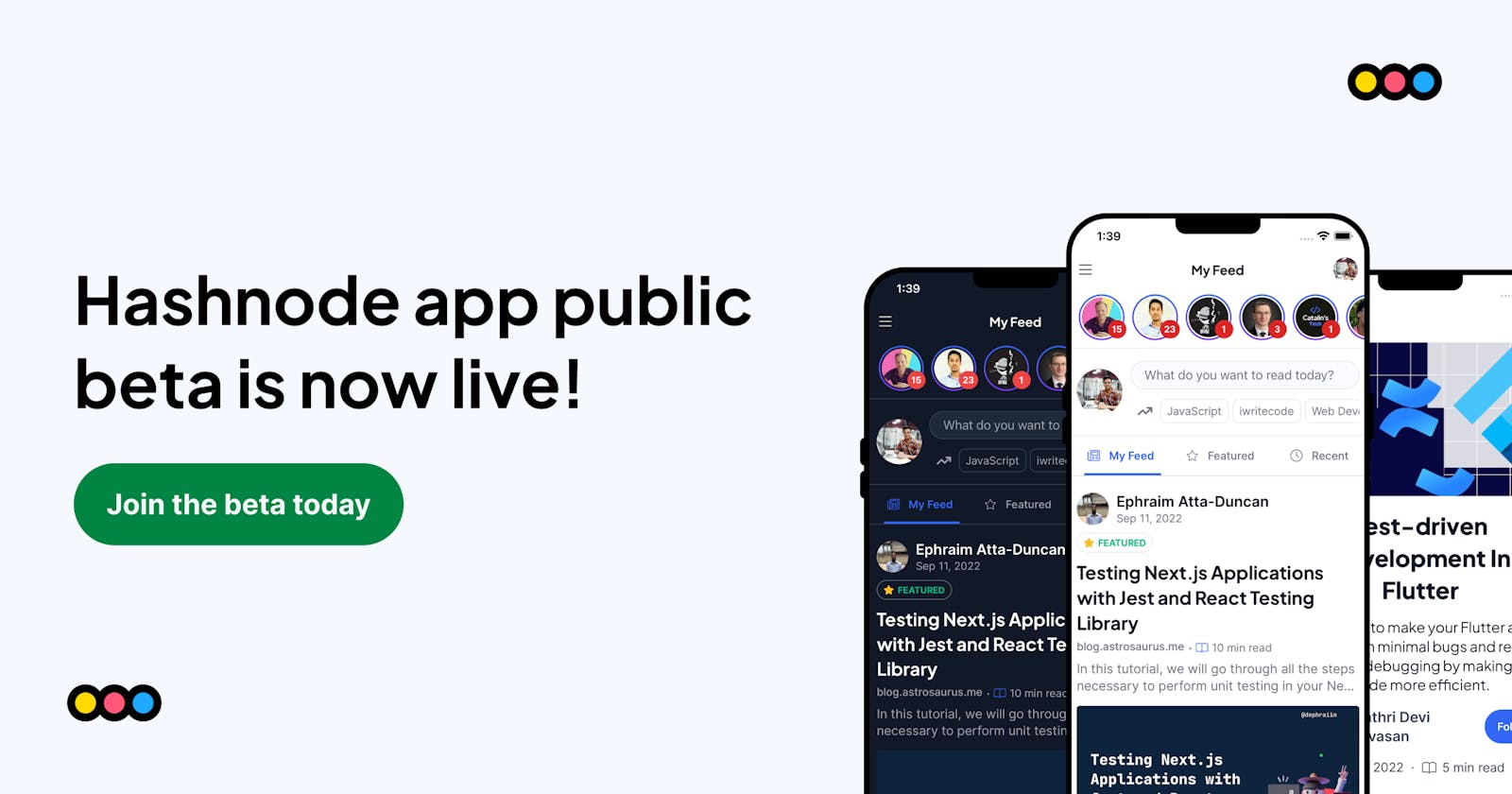 Hashnode App Public Beta Is Now Live!