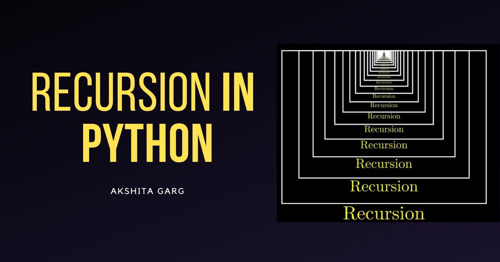 Recursion in Python