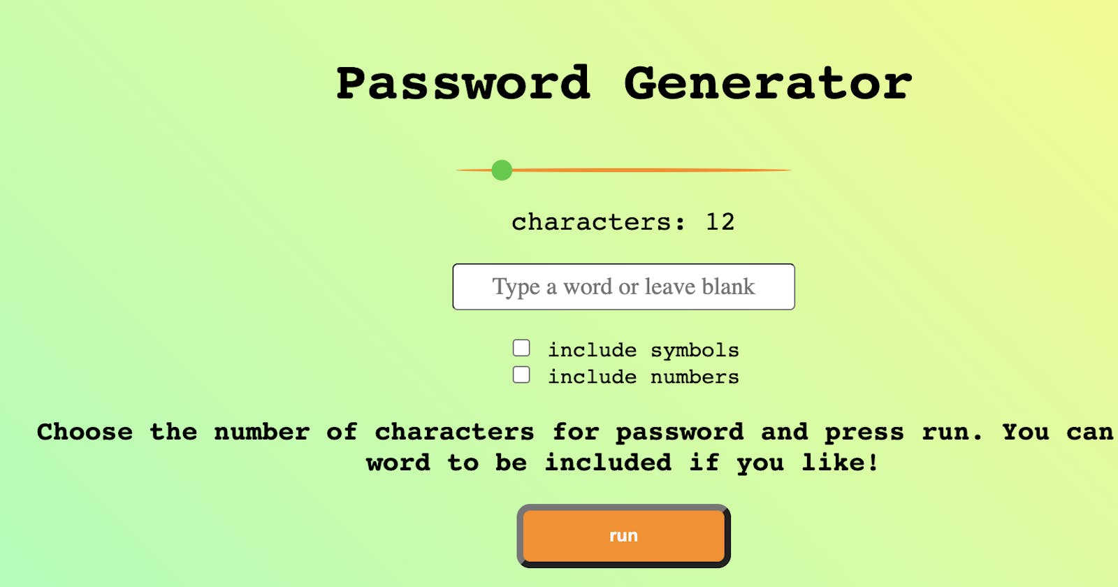 A Clean Password Generator Website Using JavaScript
