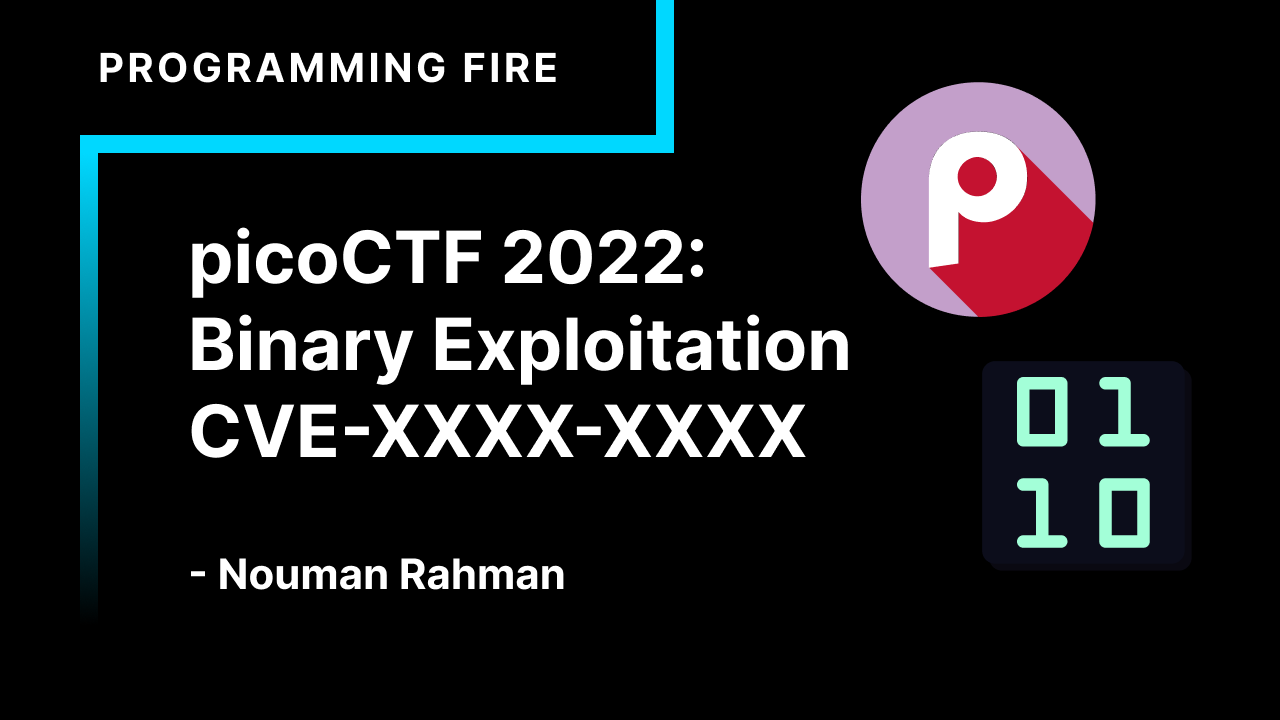 picoCTF 2022: Binary Exploitation: CVE-XXXX-XXXX