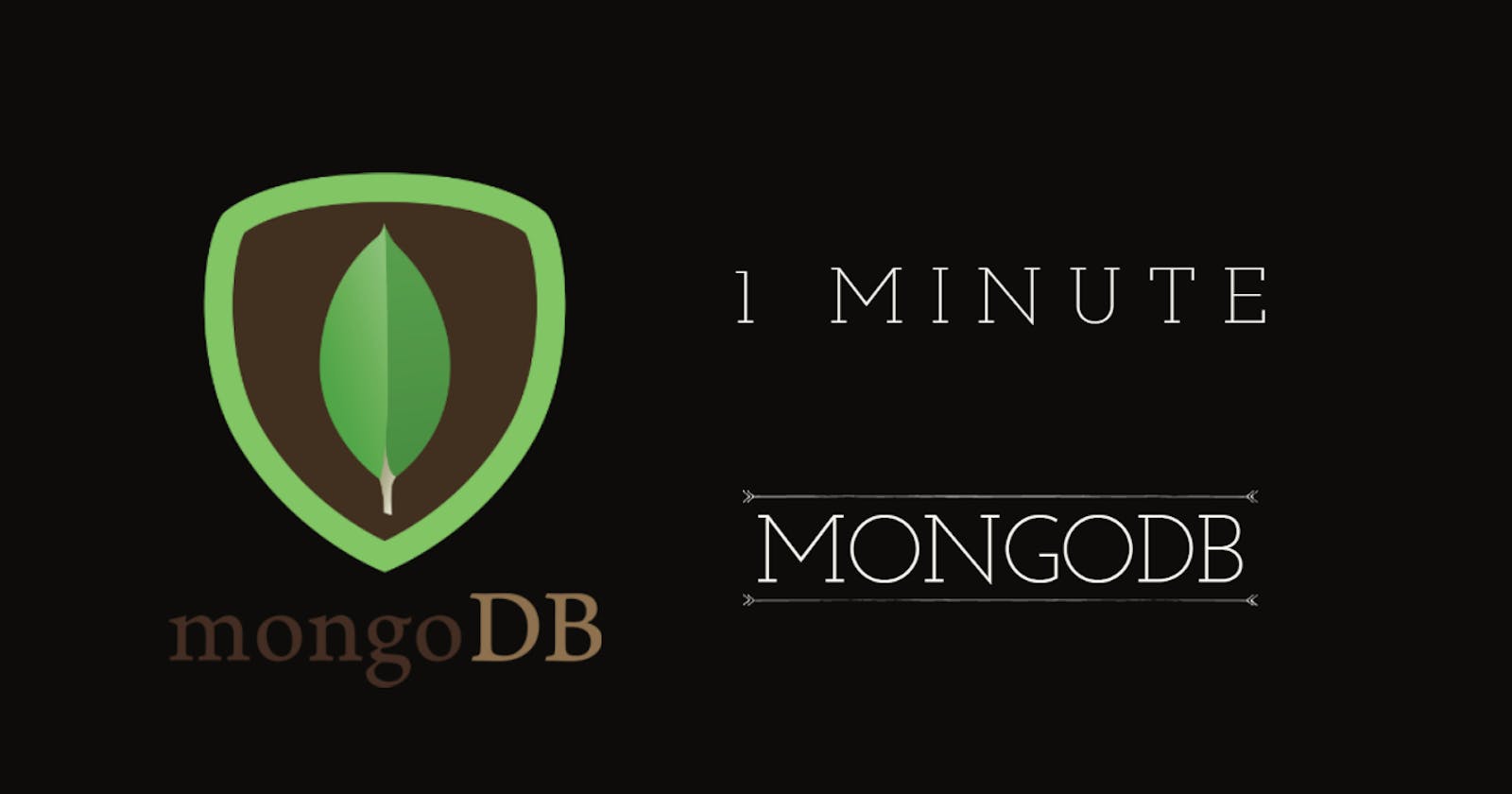 In One Minute : MongoDB