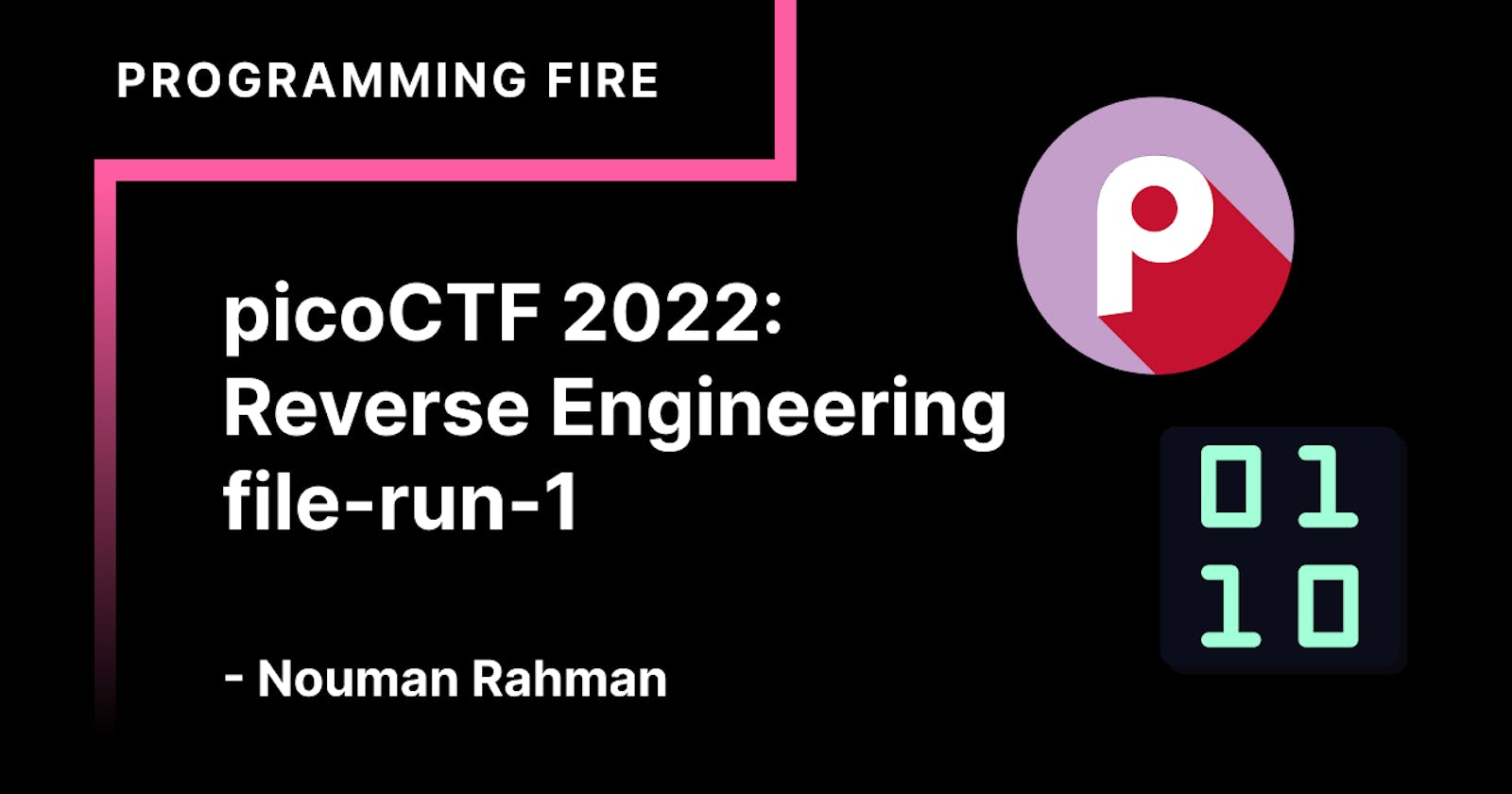 picoCTF 2022: Reverse Engineering: file-run-1