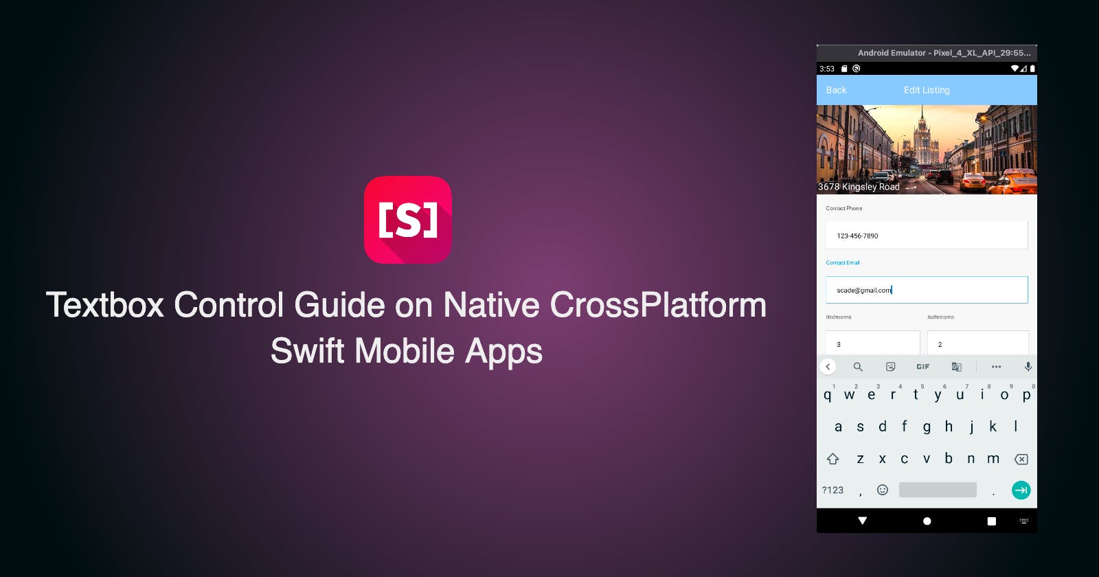 Textbox Control Guide on Native CrossPlatform Swift Mobile Apps