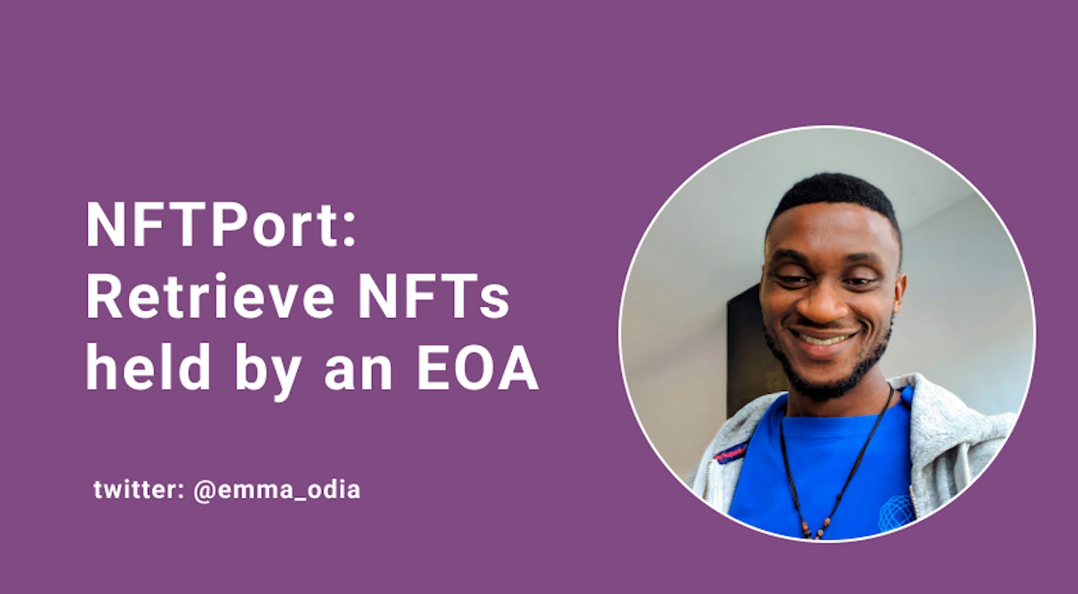 How to build a Dashboard to return all NFT tokens a user holds using NFTPort.