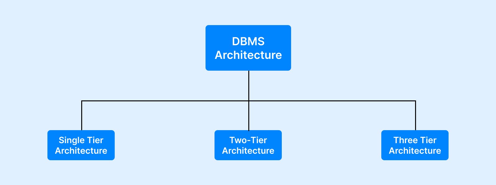 Types of architecture in DBMS