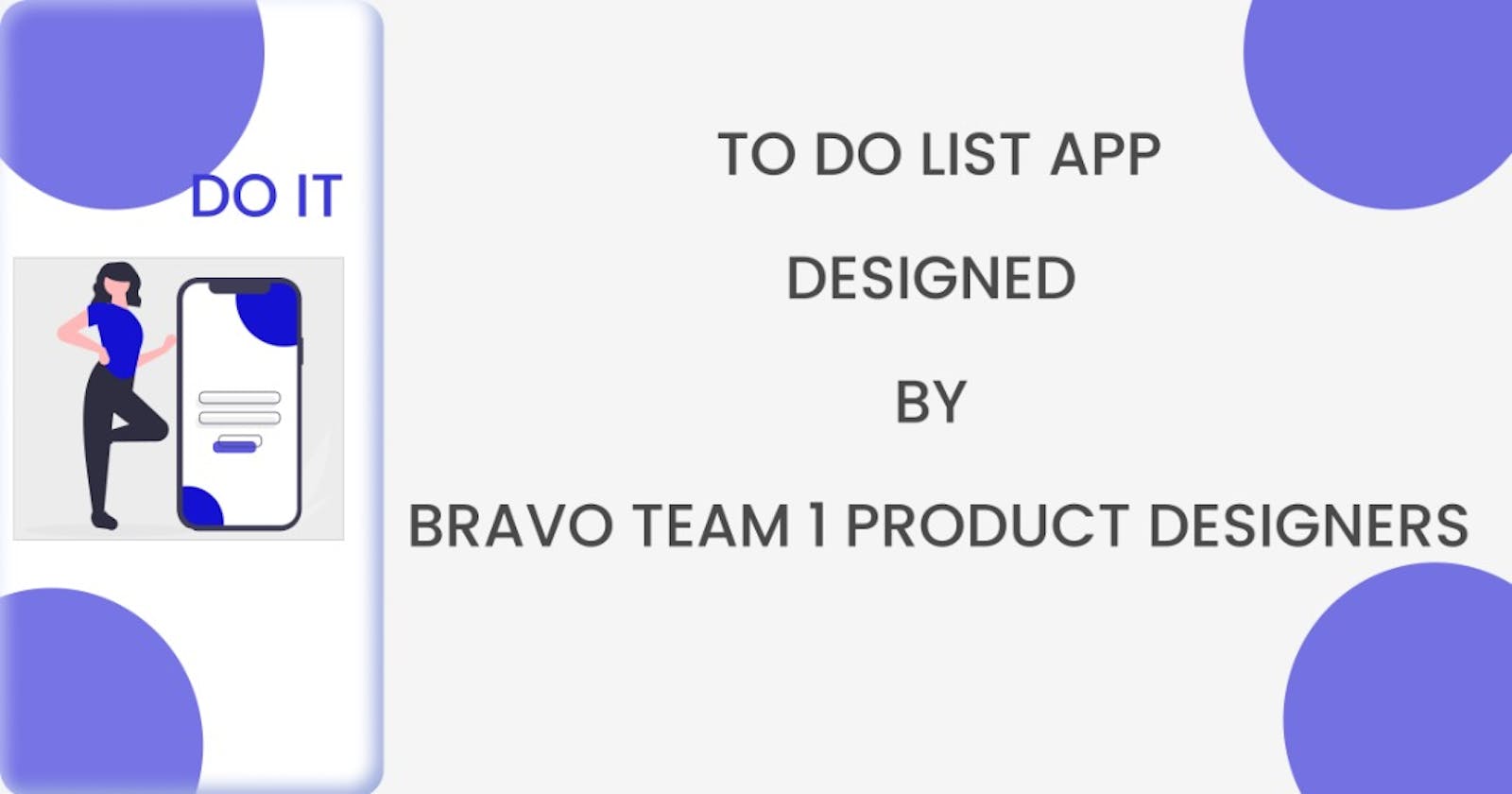 A To-do List App Design