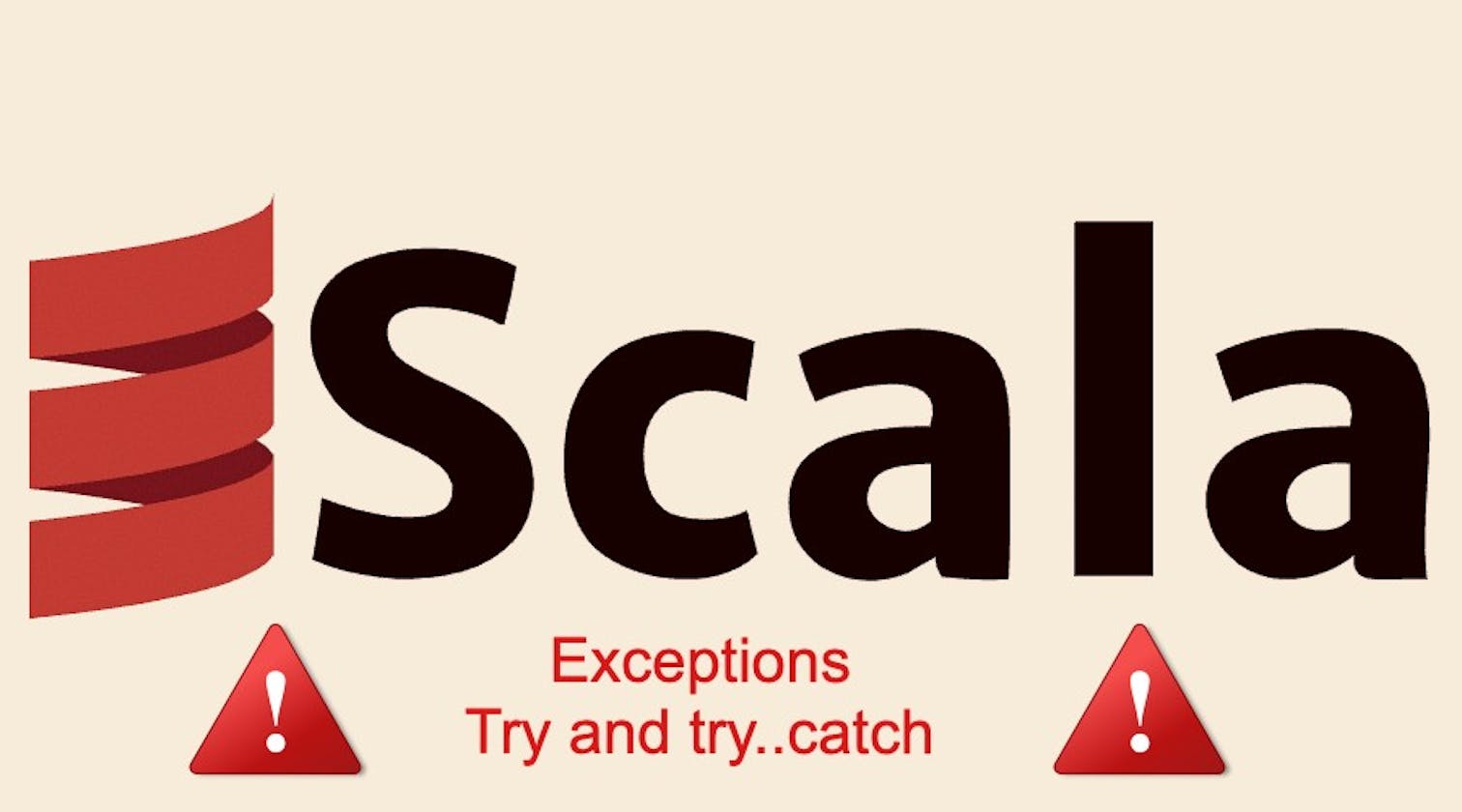 Scala Exceptions - Try, try..catch and a caveat