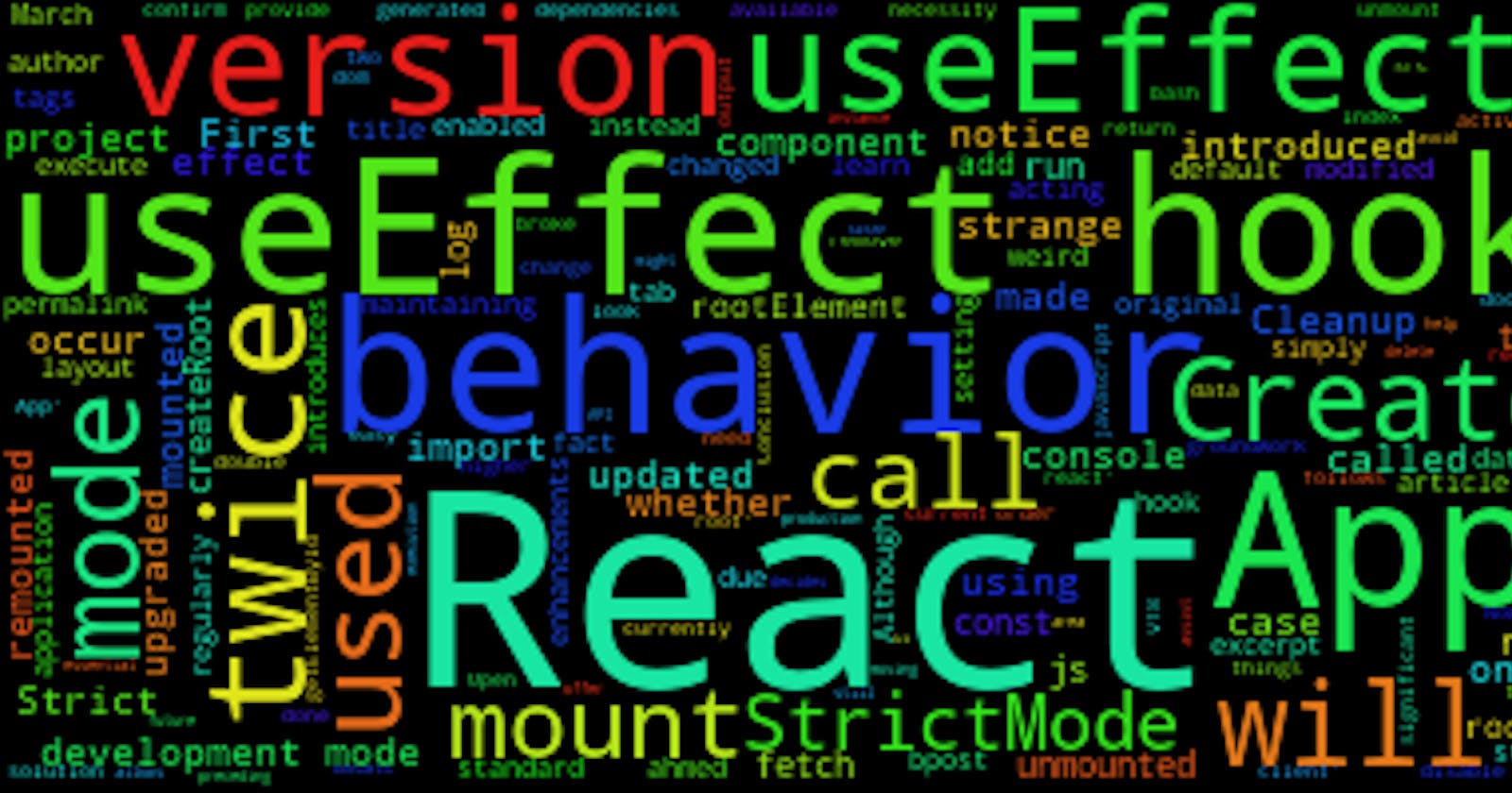 React 18 useEffect behavior