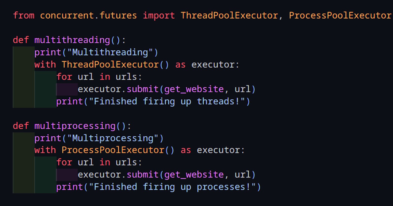 Code Execution: Single Threading vs Multithreading vs Multiprocessing