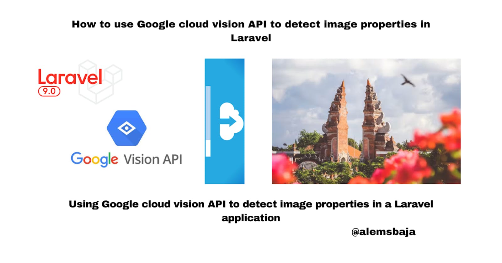 How to use Google cloud vision API to detect  image properties in Laravel