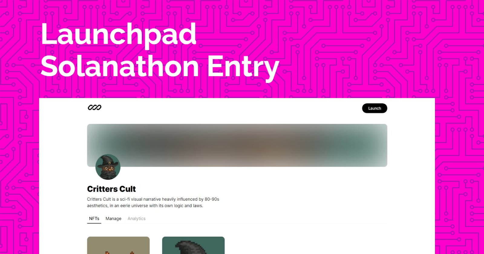 Launchpad: Solanathon Participation