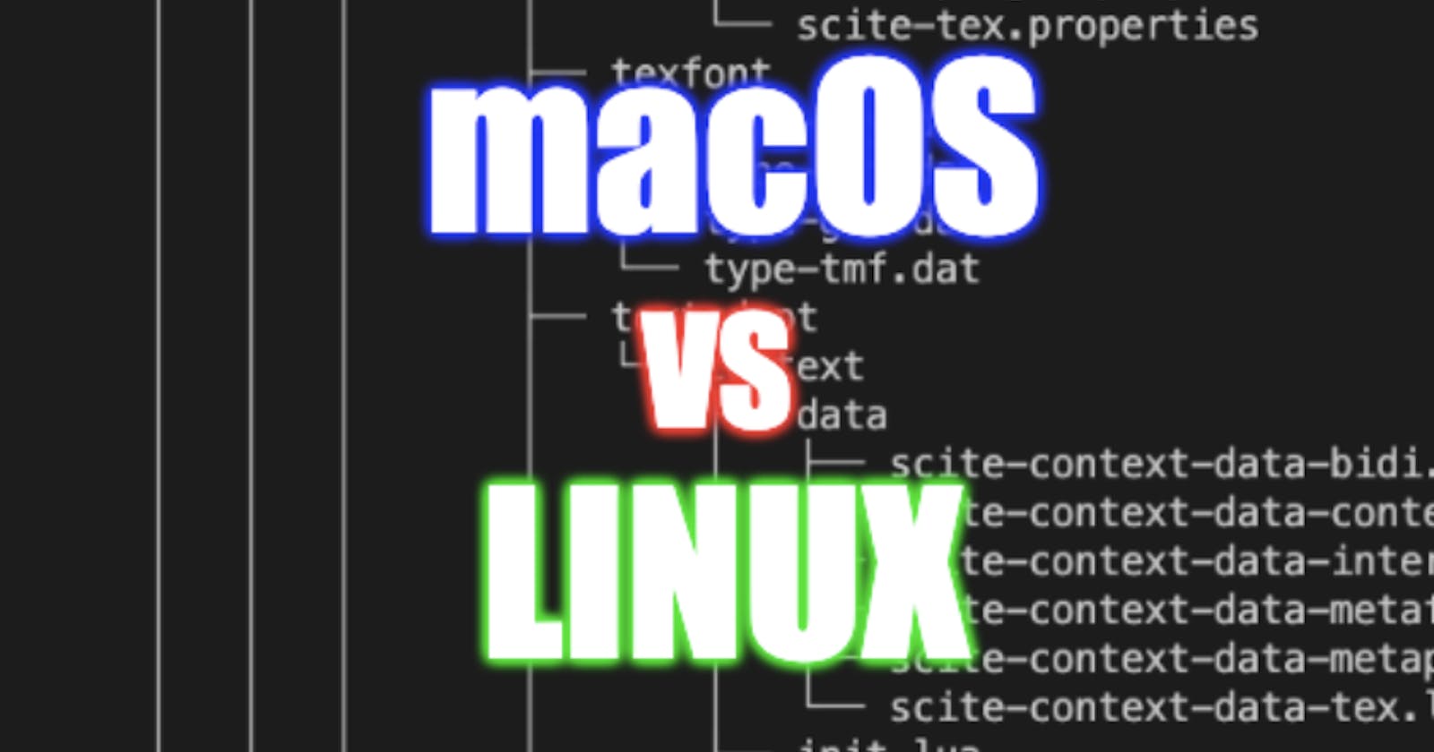 macOS FS vs Linux FS - case sensitivity