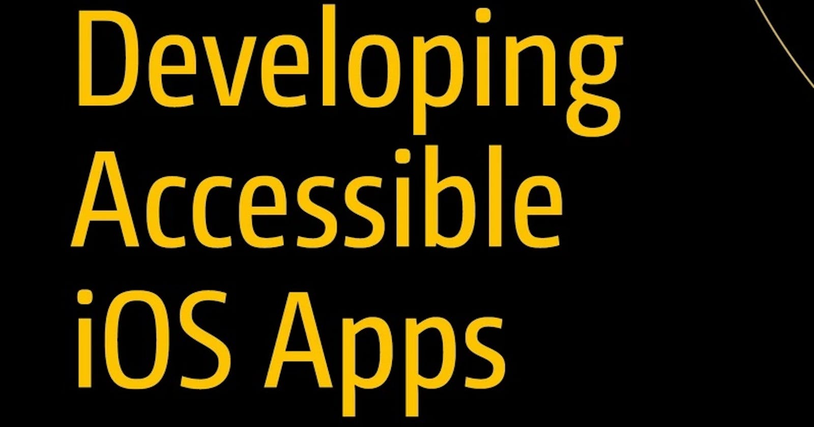 Book Review: Developing Accessible iOS Apps