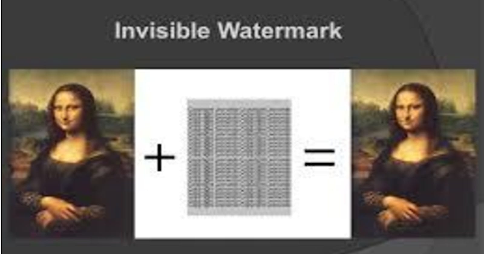 Invisible Watermarking System