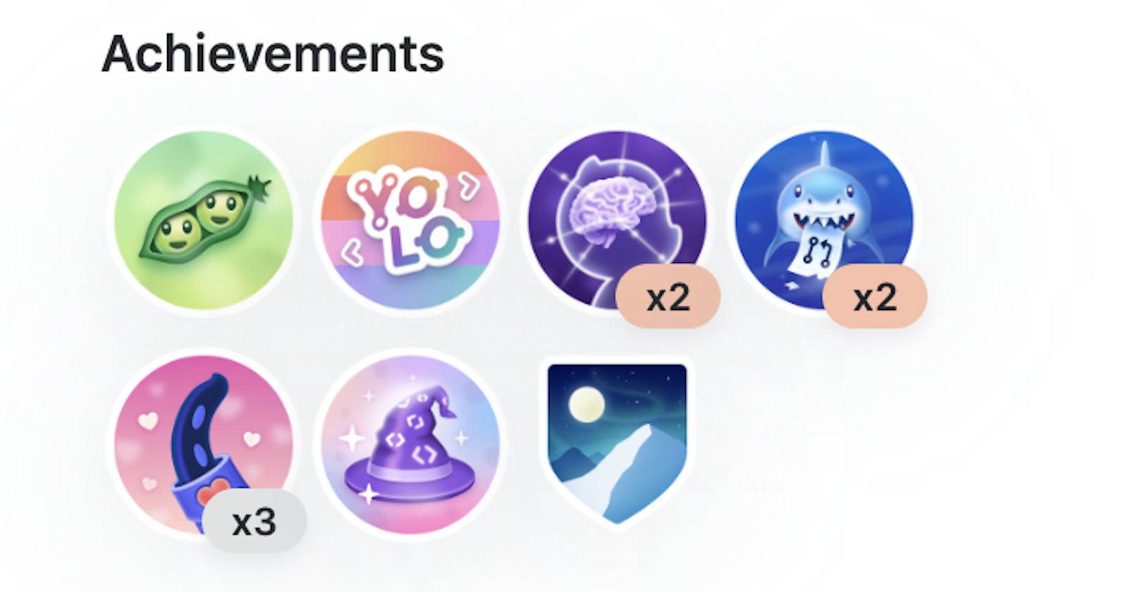 GitHub Profile Achievements
