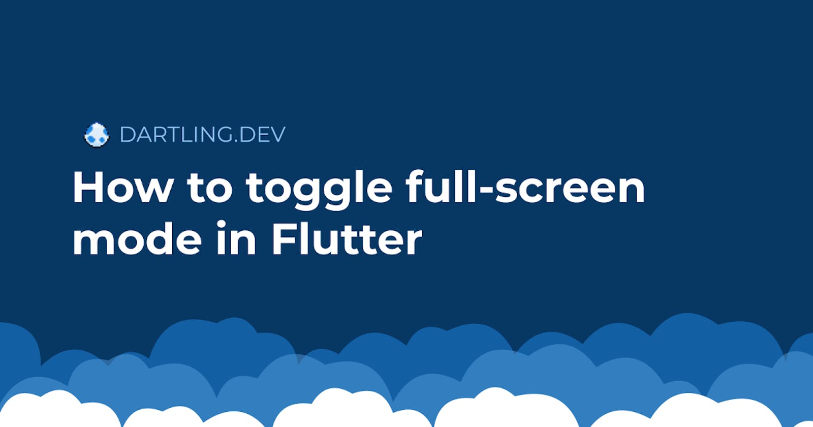 Toggle full screen mode in Flutter by controlling the status and button bars