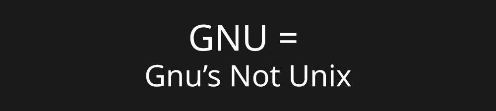 Gnu's Not Unix