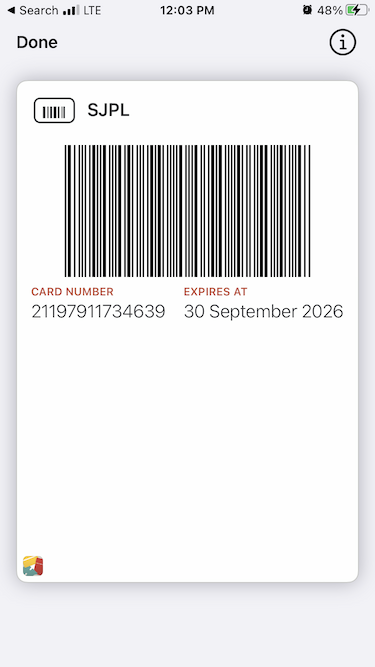 Pass created with Pass4Wallet