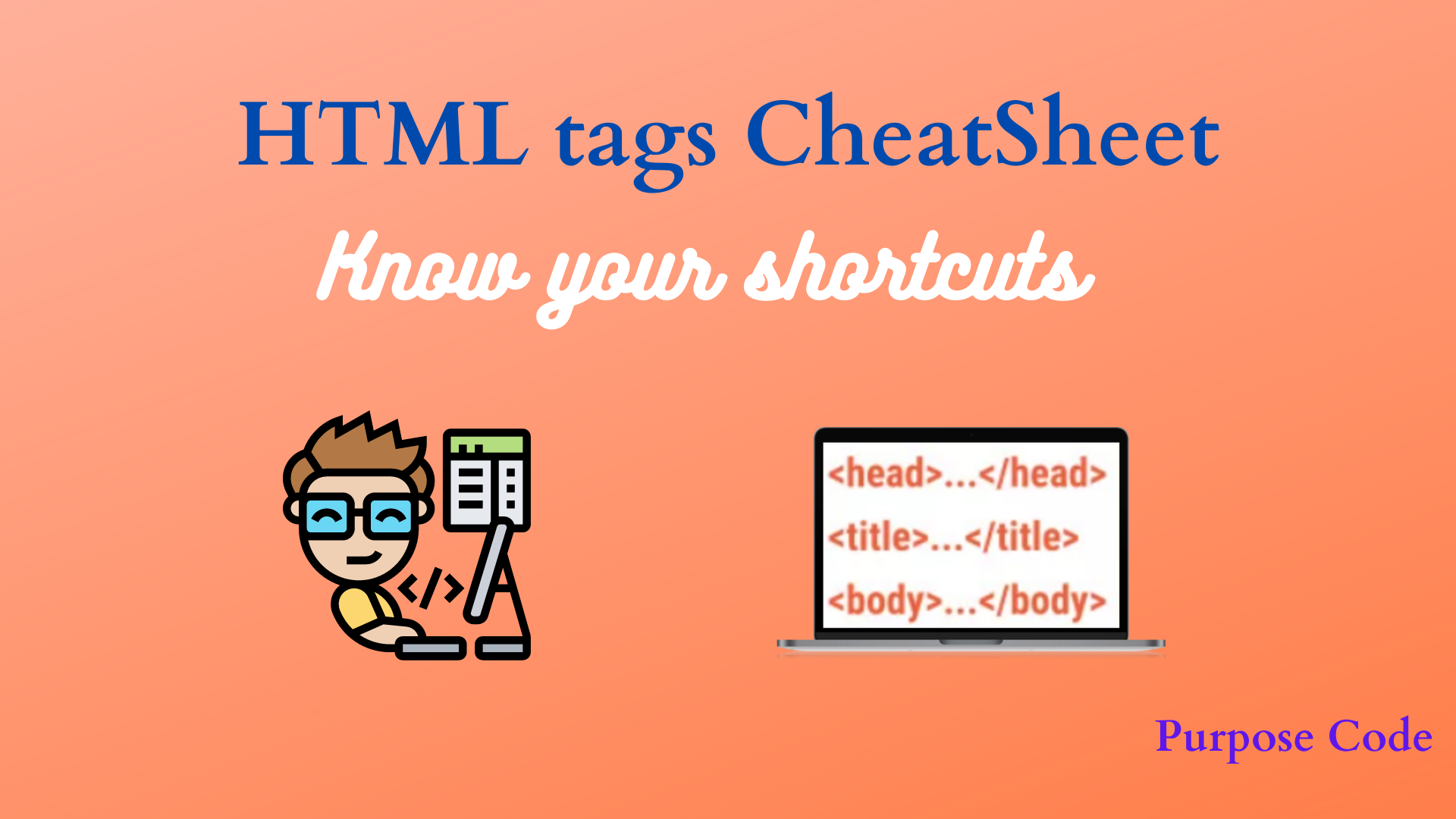 HTML tags Cheatsheet