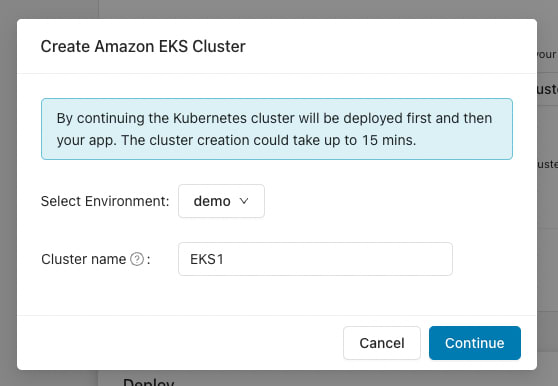 Create Amazon EKS Cluster