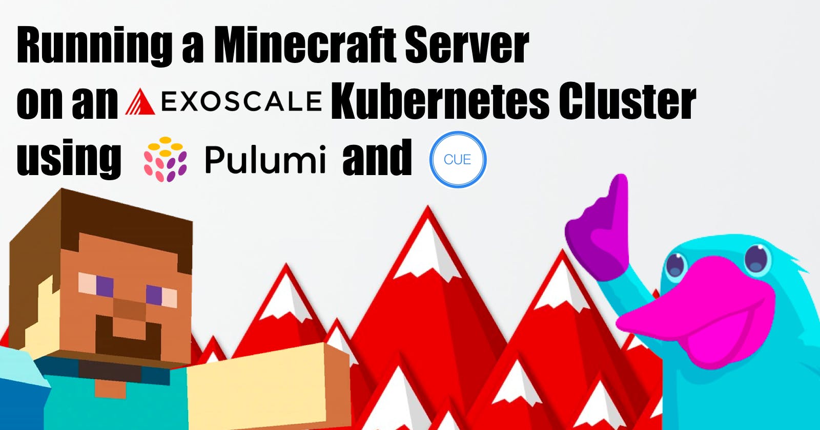 Running a Minecraft Server on an Exoscale Kubernetes Cluster using Pulumi and CUE