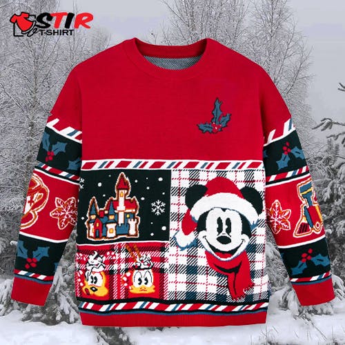 Disney Christmas Sweater StirTshirt
