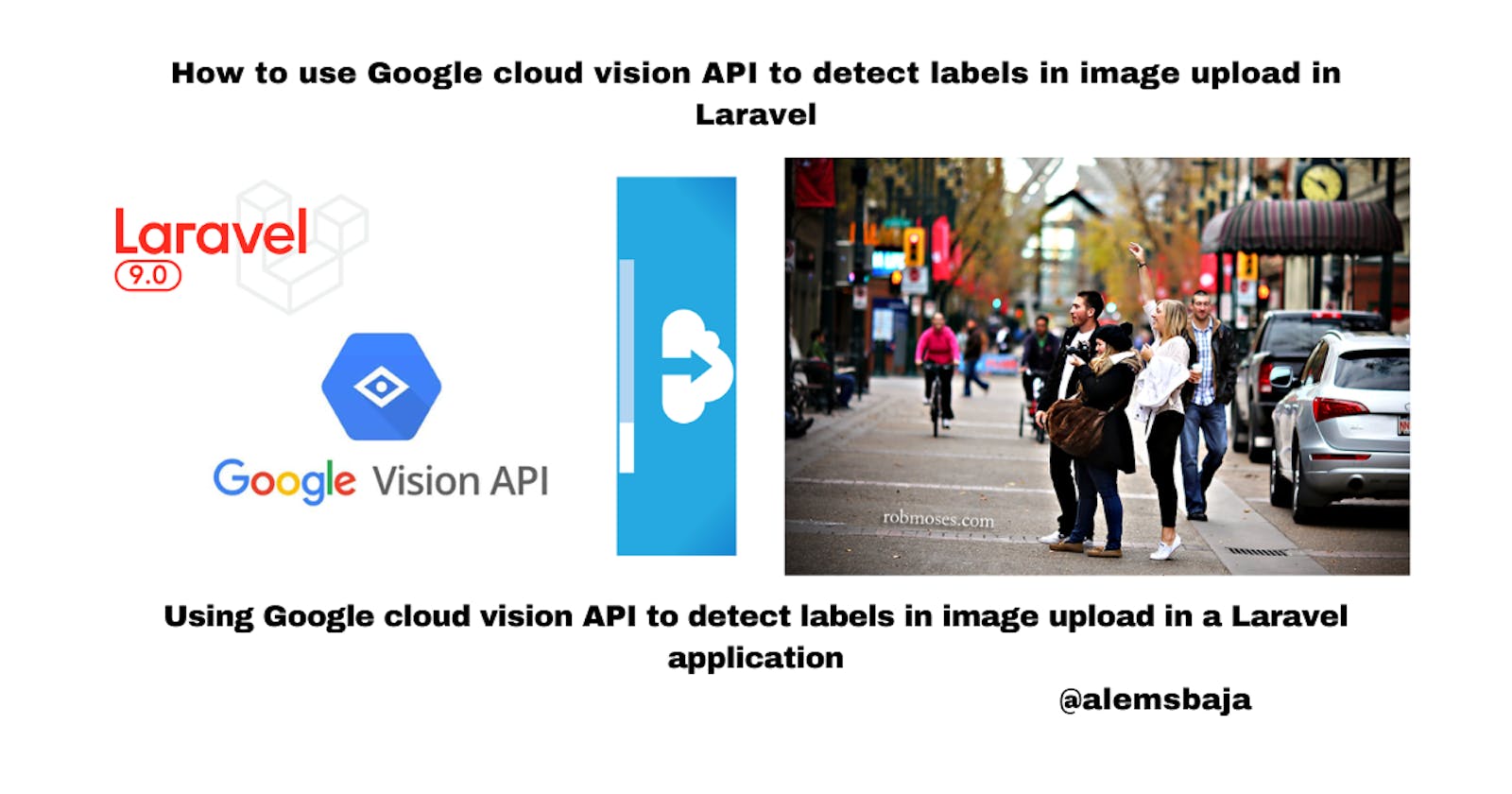 How to use Google cloud vision API to detect labels in image upload in Laravel
