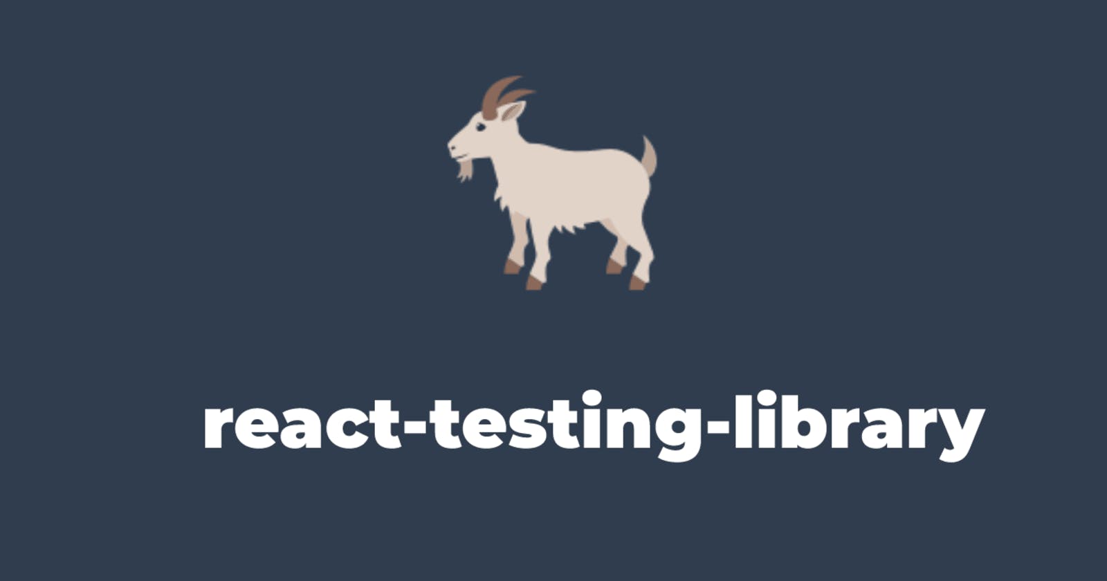 Writing Maintainable Tests in React using the React Testing Library.