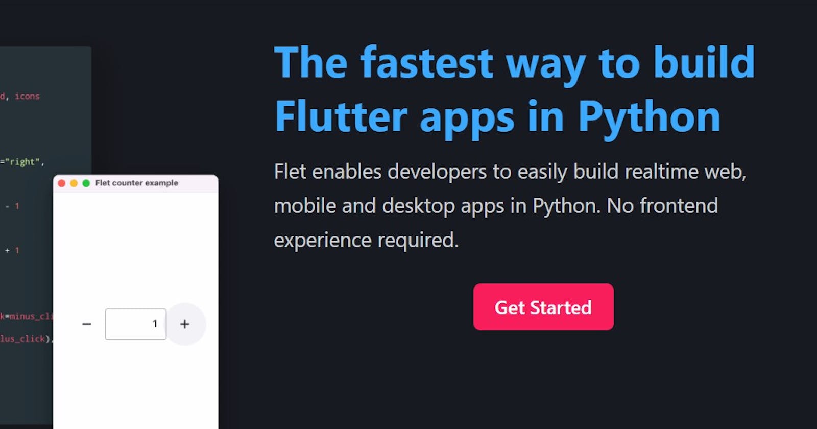 Make Flutter-like apps with Python that can be run on Browser, Android, IOS, or Windows/macOS!!!