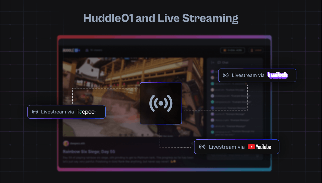 Huddle01 and livestreaming.png