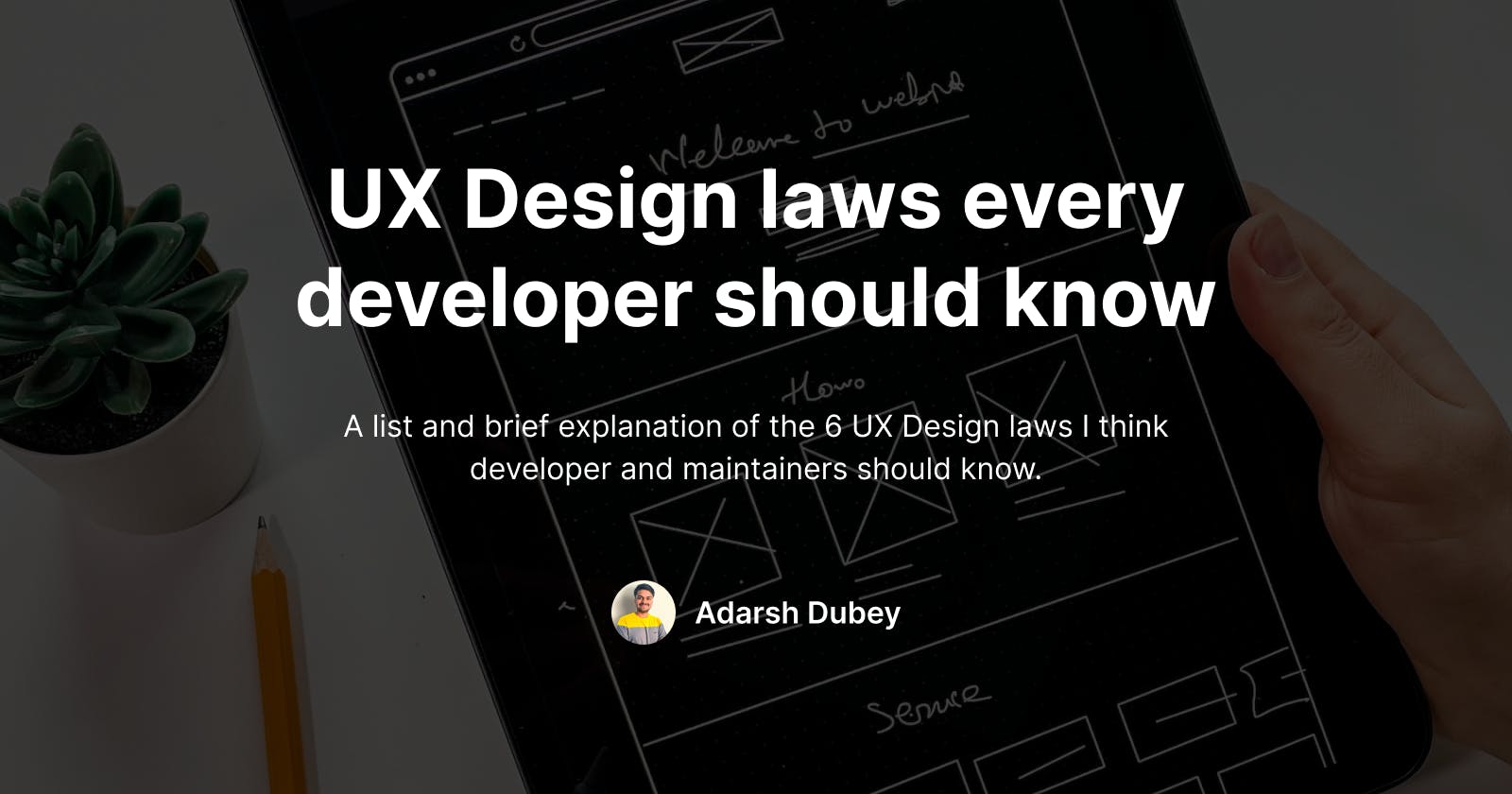UX Design laws every developer should know