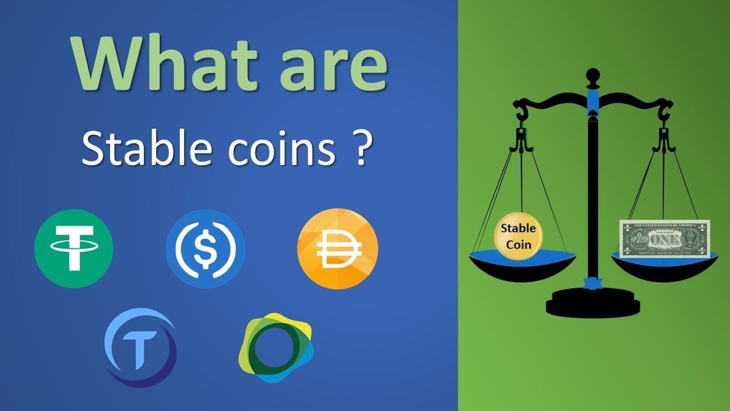 What are Stable Coins and it's types?