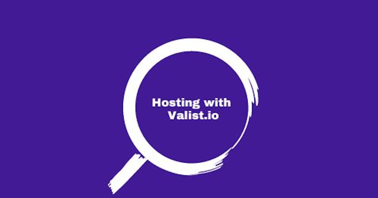 Hosting with Valist.io